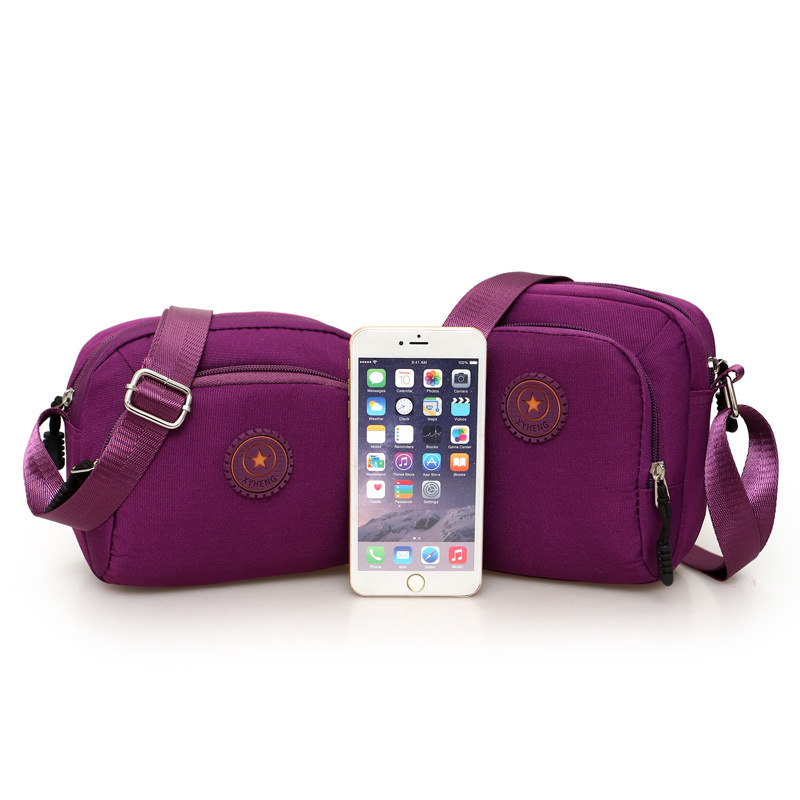 Color sólido todo partido bolsa de mensajero transfronterizo otoño e invierno nuevo casual bolso de las mujeres Moda teléfono móvil viaje crossbody bolsa