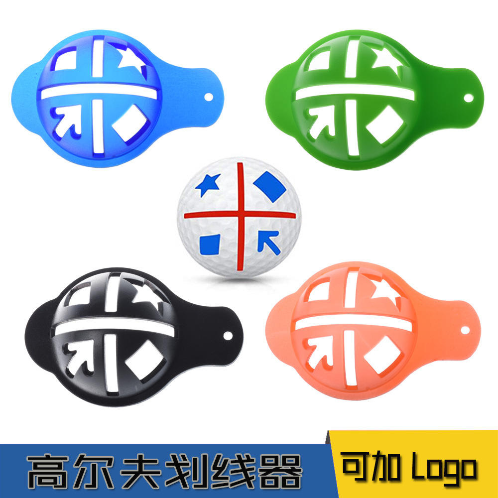 Pelota de golf dibujo dispositivo Scriber línea de dibujo pluma herramienta de marcado suministros de golf accesorios