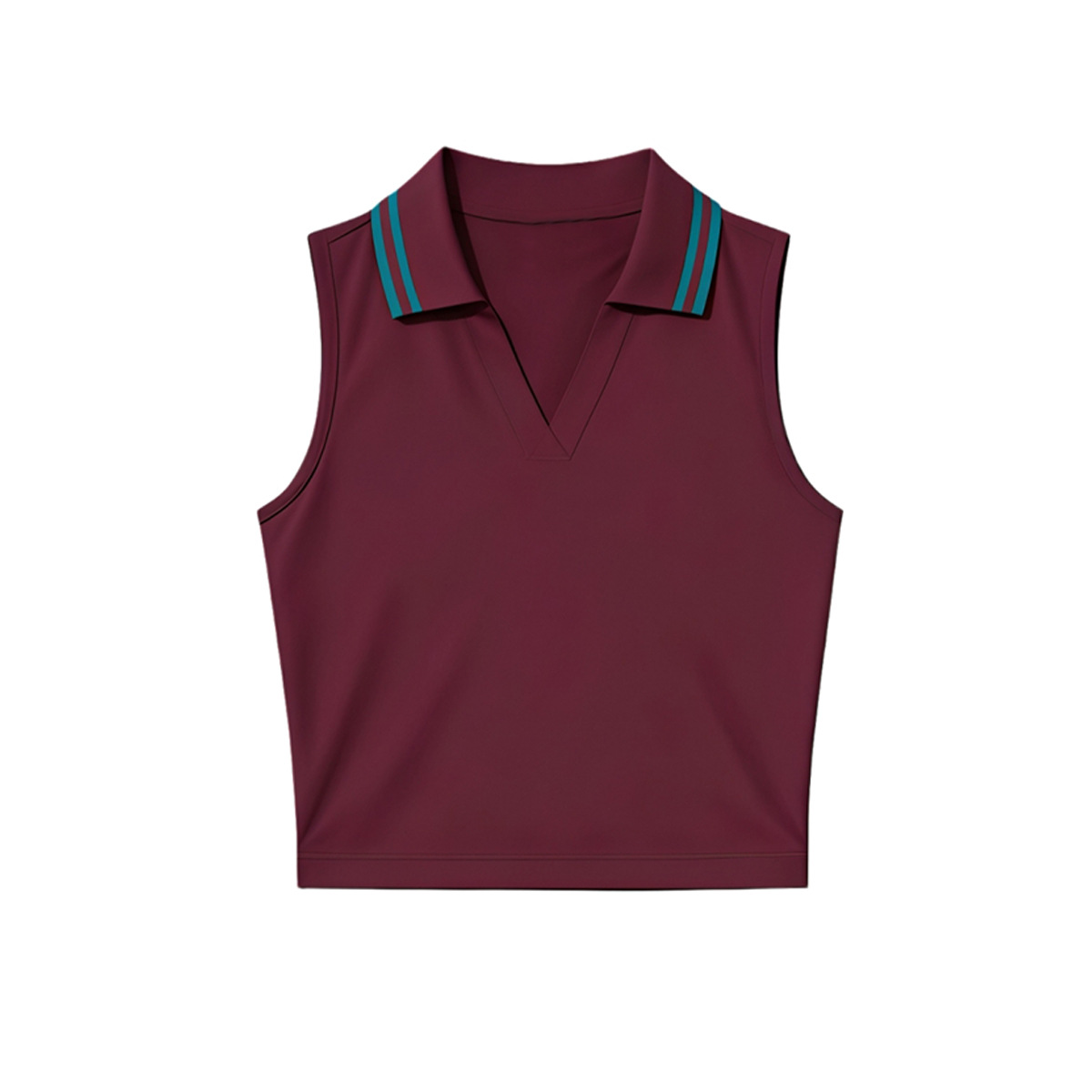 Nuevo conjunto de ropa de tenis femenina polo collar de protección de la luz de la piel de yoga de color contraste conjunto deportivo de golf