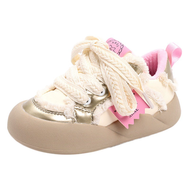 Кроссовки для девочек Детская обувь Новая весна 2025 Мода Мягкая подошва Детская спортивная обувь Студенческая модная обувь