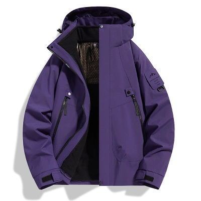 运动外套工装户外机能冲锋衣国标男士防风防水冲锋衣女三合一定制|undefined