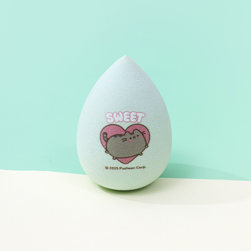 Transfronterizos personalizados dragón impresa polvo de huevo de maquillaje no comer polvo de maquillaje no látex esponja de maquillaje huevo fábrica de maquillaje mayorista