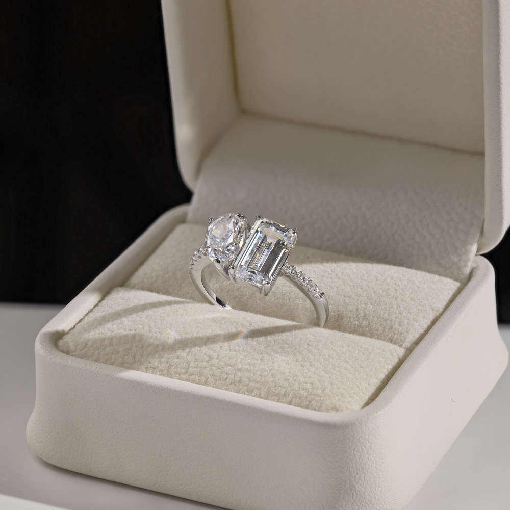 7g Weight Zircon Inlay Material Open Rings, Rings Classification 5, 9, Adjustable Ring Size 1 Piece Quantity Holiday, Daily Occasion 925 Sterling Silver Material Heart Shape Pattern Women's Gender Plating, Inlay Design Basic, Simple Style, Classic Style Style 925 Sterling Silver Zircon Heart Shape Open Rings Rings 30
