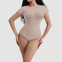 N 47824 Short-sleeve tummy control bodysuit �����ո���������
