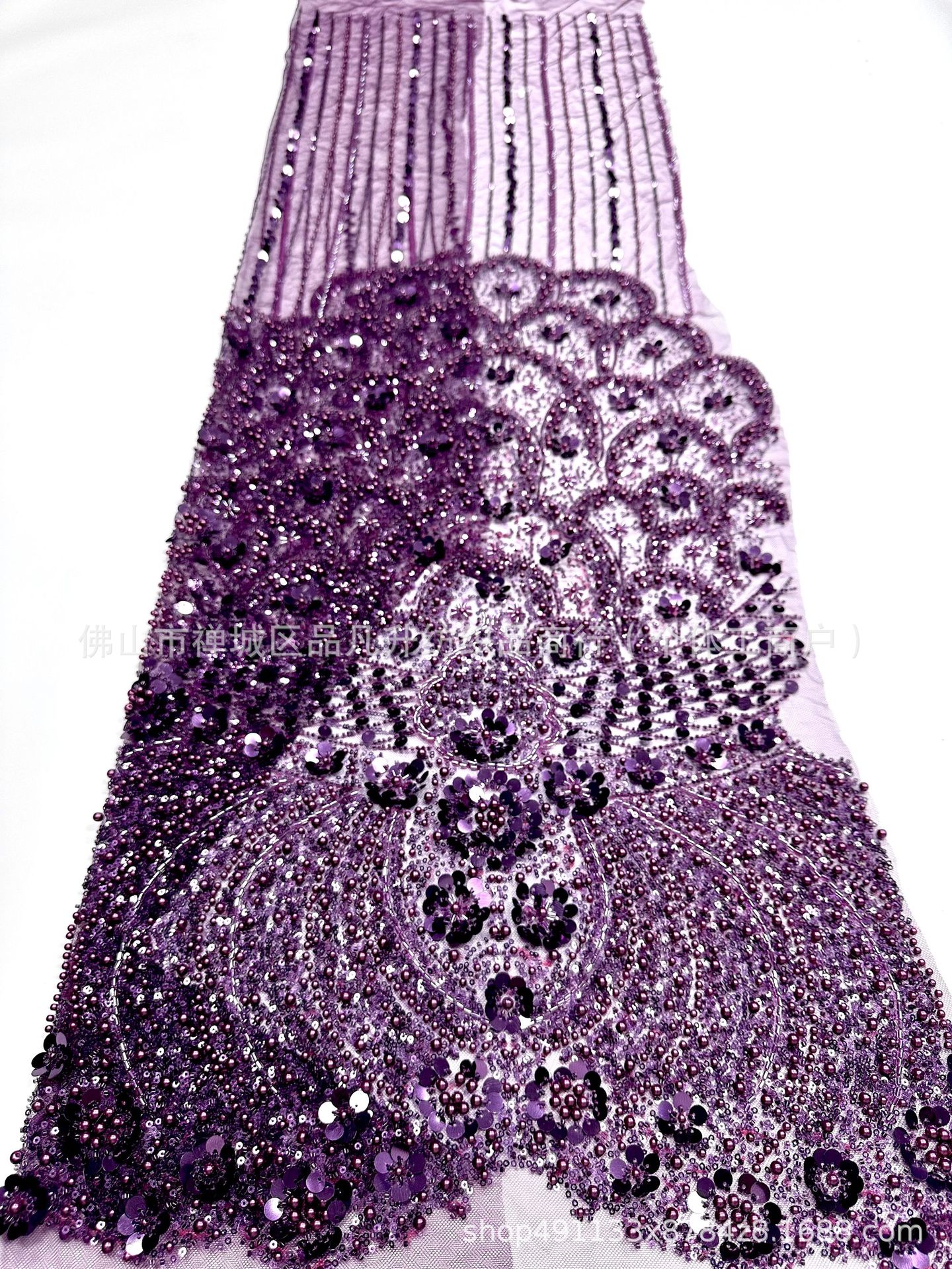 Fabricantes de bolsas transfronterizas tela de sequilla vestido de boda anfitrión de cena rendimiento bar mitzvah vestido de tela