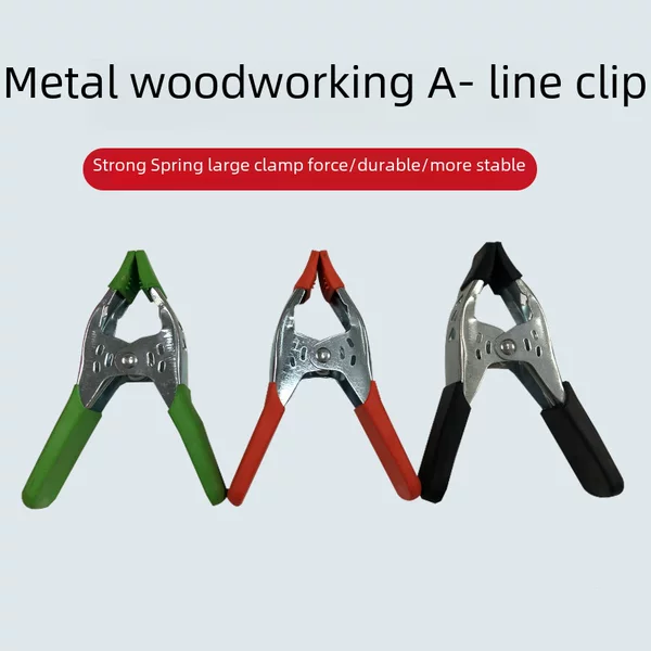 New Pvc-Coated 6inch Heavy-Duty A-Shaped Metal Spring Clips for Woodworking, Tent Clips, Flower Clips, and Wedding Dress Clips