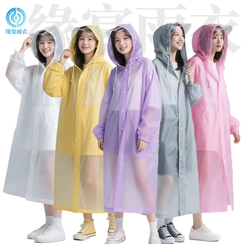 Long fashionable travel handheld raincoat for men and women for…