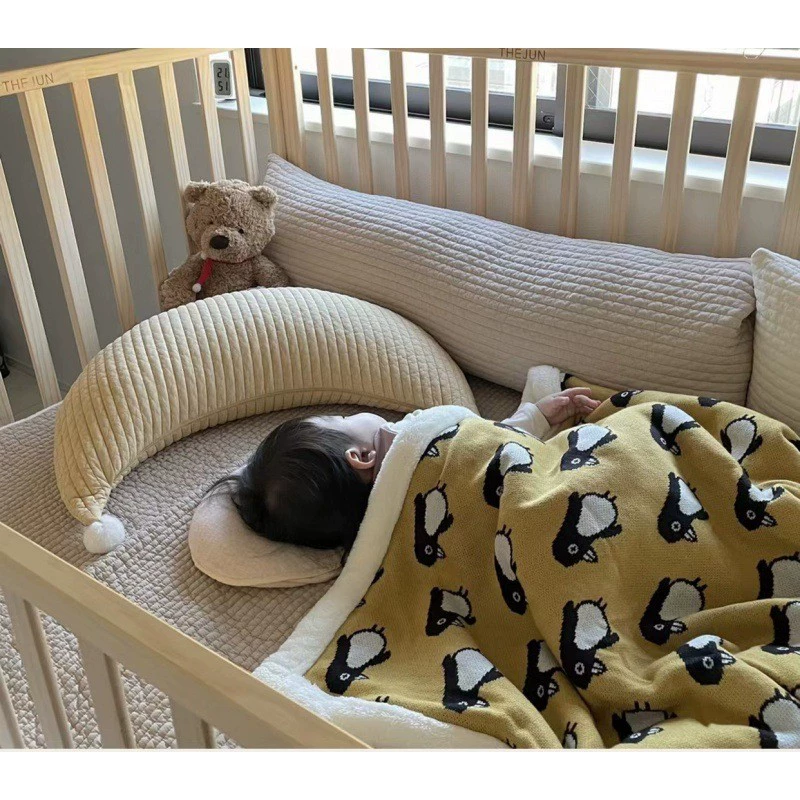 Cotton pillow for new born, crib, bedspread