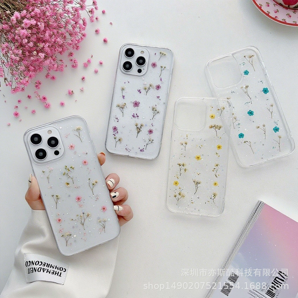 Apple, совместимый кожух/чехол для телефона, защитный чехол, iPhone 14, цветочный, iphone, 16promax