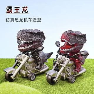 卡通恐龙摩托车钥匙扣挂件创意解压回力车玩具汽车包包钥匙链挂饰