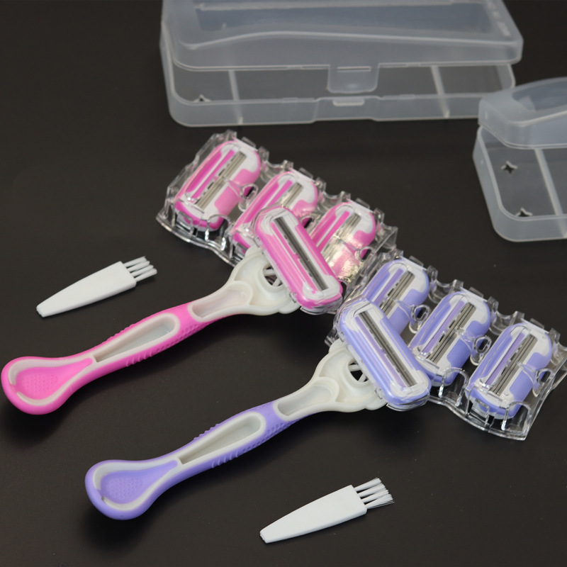 Factory direct ladies hair removal knife shaving knife razor armpit hair leg hair pubic hair manual epilator Boxed Wholesale Factory direct ladies hair removal knife shaving knife razor armpit hair leg hair pubic hair manual epilator Boxed Wholesale