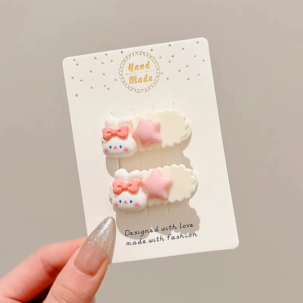 4# Rabbit Star Wave Clip A pair -4cm