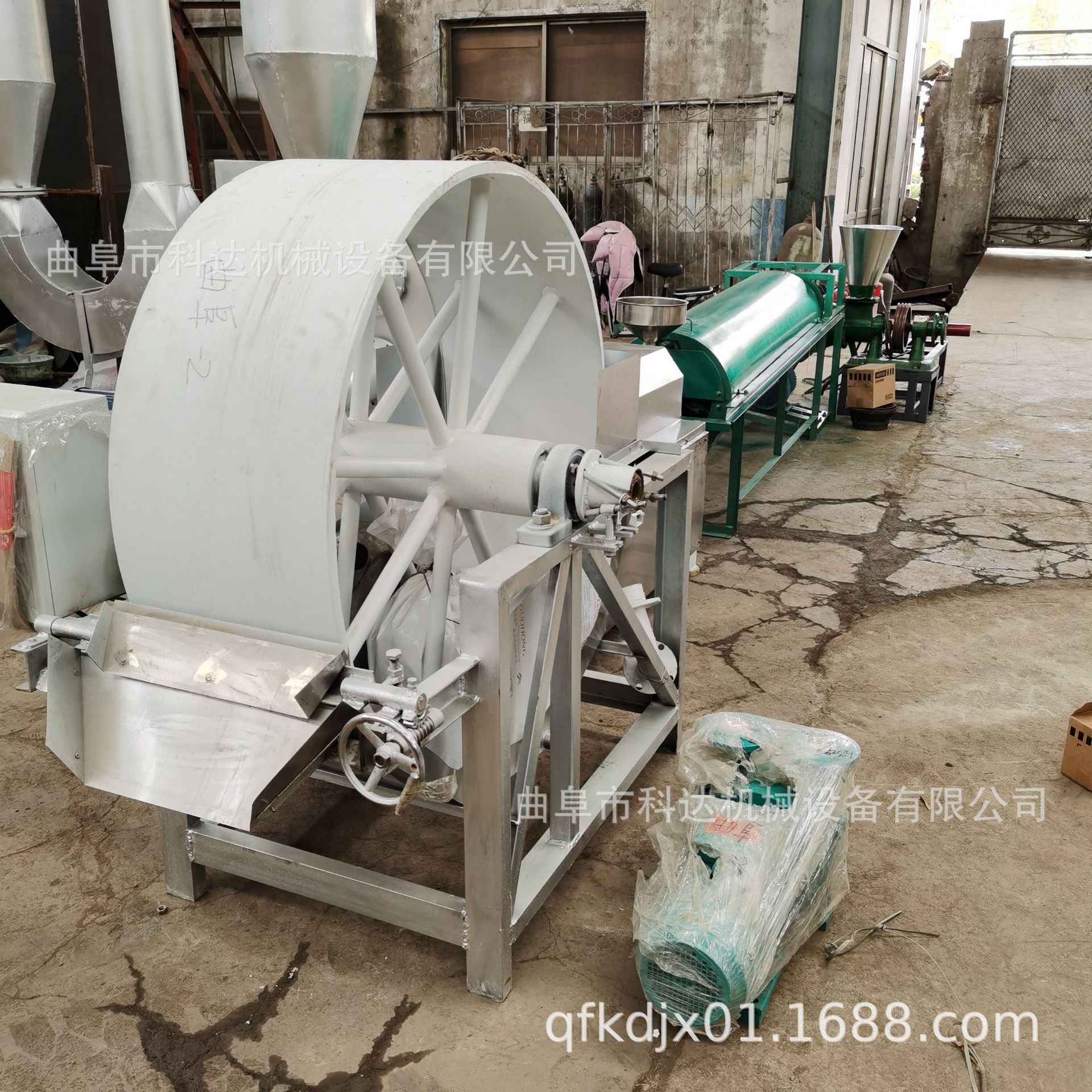 小型自动吸附淀粉浆甩干真空转鼓脱水机kdhx匀速挂浆转筒脱水机