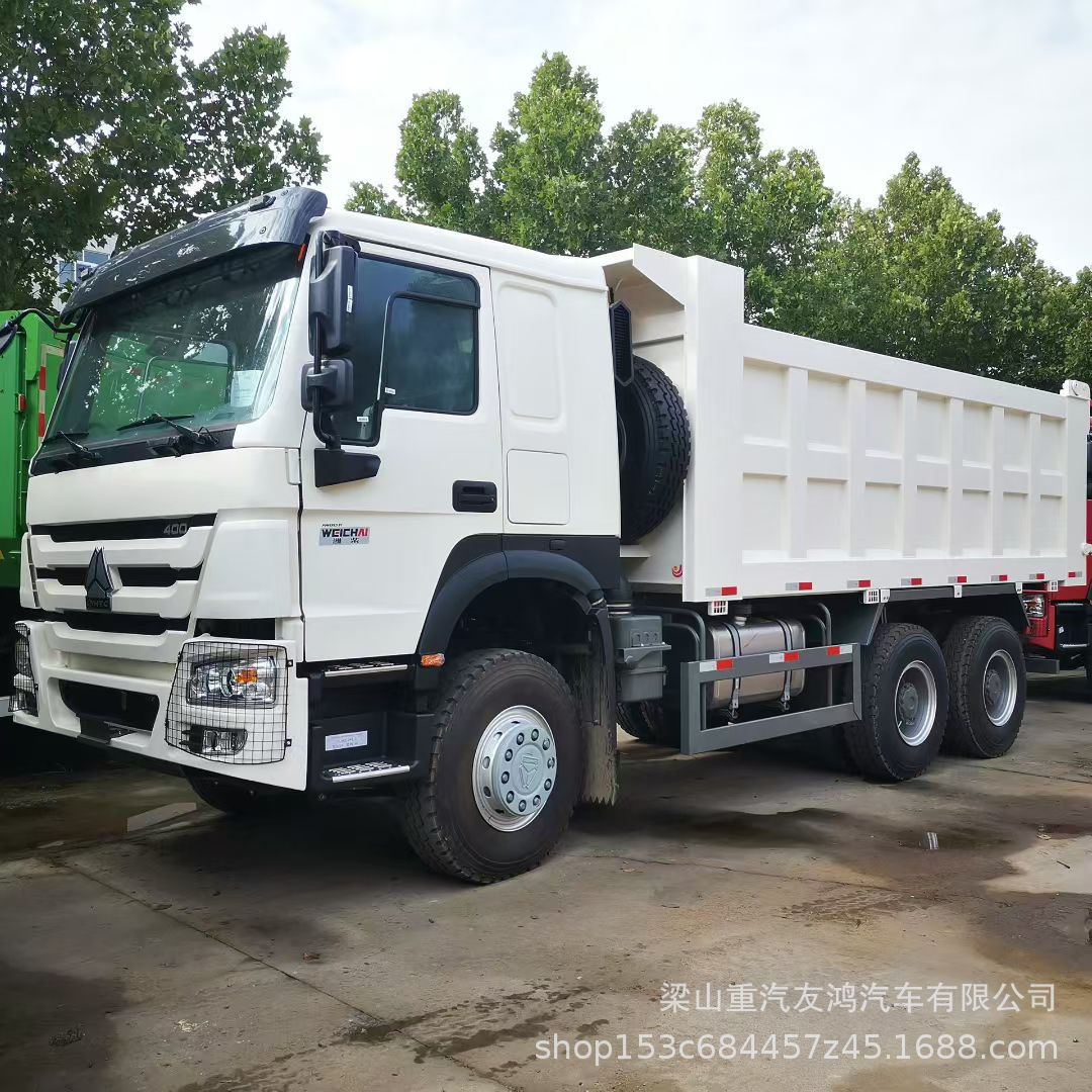 12-Wheel Towable Engineering Dump Truck 8X4 Haworth Car Dump Truck Used Mining Slag Transport Vehicle