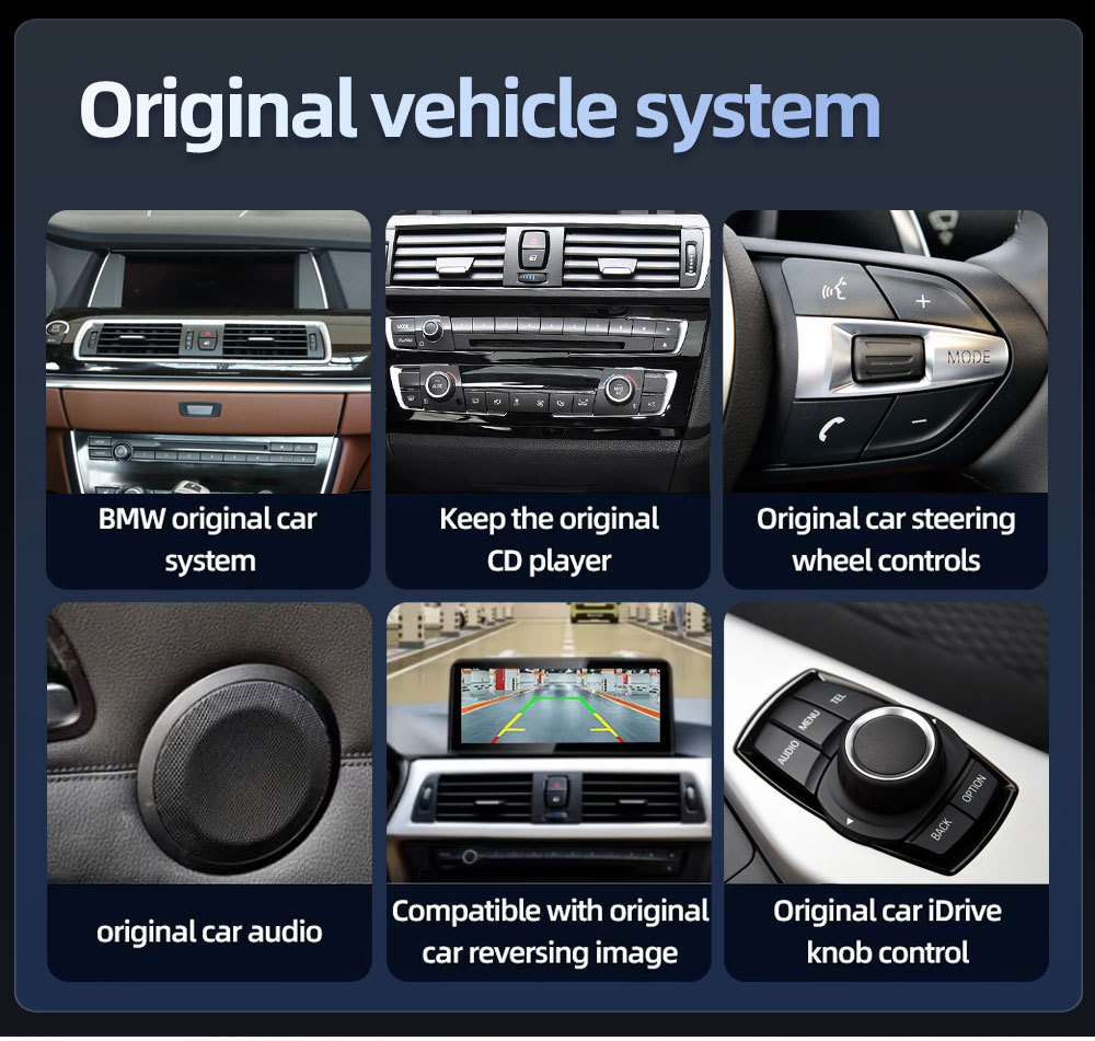 Suitable for Bmw 5 Series Gt F07 Car Central Control Large Screen Navigation Carplay Reversing Image All-In-One Machine