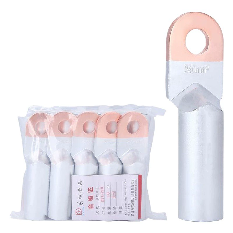 Национальный стандарт DTL, медно-алюминиевый наконечник, переходная клемма с малым алюминиевым наконечником для проводов, 16/25/35/50/70/95 мм²