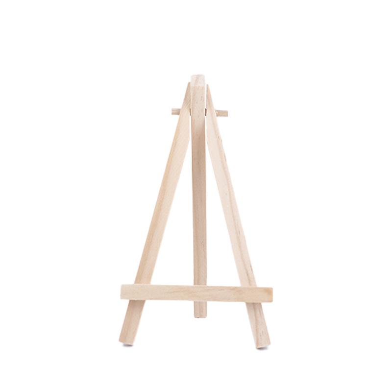 Desktop Easel Tripod Pine Mini Easel Desktop Easel Desktop Display Stand Solid Wood Mobile Phone Holder