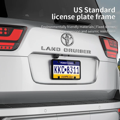 License plate holder/license plate holder Standard License Plate Frame, Plastic Base