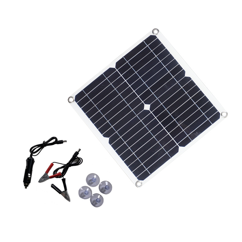 ultra thin travel single crystal solar-powered