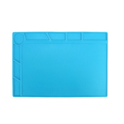 Cross-border hot-selling mobile phone and computer repair insulation pad silicone table pad hot air gun welding table high temperature resistant pad 34*23cm