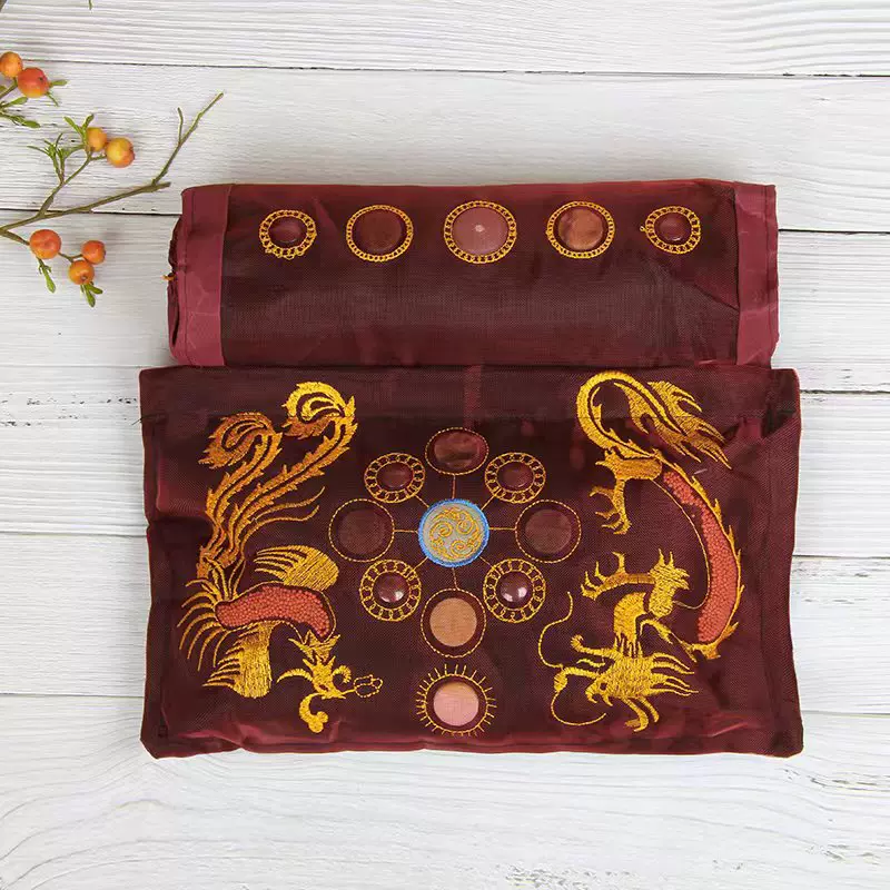 单人枕头家用宫廷护颈椎连体玉石枕 负离磁石枕抖音快手网销礼品