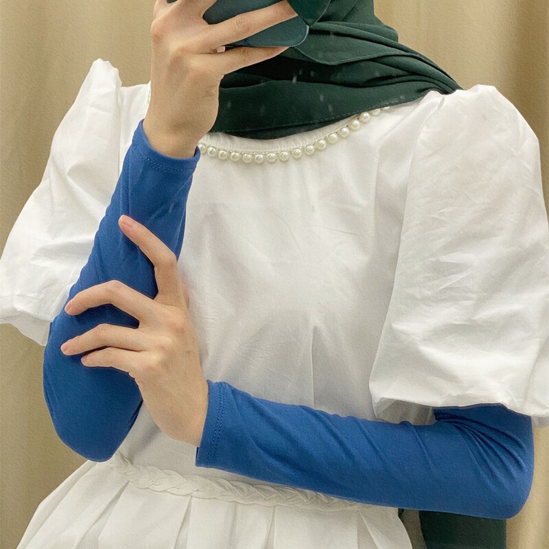 Cross-Border Malaysian Modal Rayon Breathable Elastic Bottoming Sleeves Anti-Exposure Light Hand Sleeves Sleeves Ice Sleeves Cross-Border Malaysian Modal Rayon Breathable Elastic Bottoming Sleeves Anti-Exposure Light Hand Sleeves Sleeves Ice Sleeves
