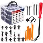 620PCS盒装卡扣汽车挡泥板保险杠固定紧固件膨胀机盖螺丝卡子套装