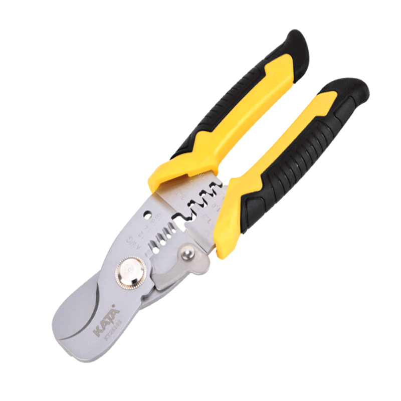 锴达 KATA 电缆剪 7英寸多功能剪线钳剥线钳电工钳压线钳 KT28103
