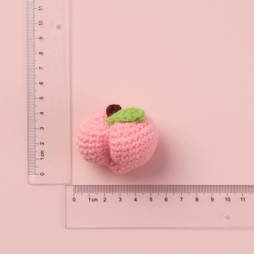 Яблоко, подвеска handmade, клубника, вязаная брелок, подсолнух, оптовая