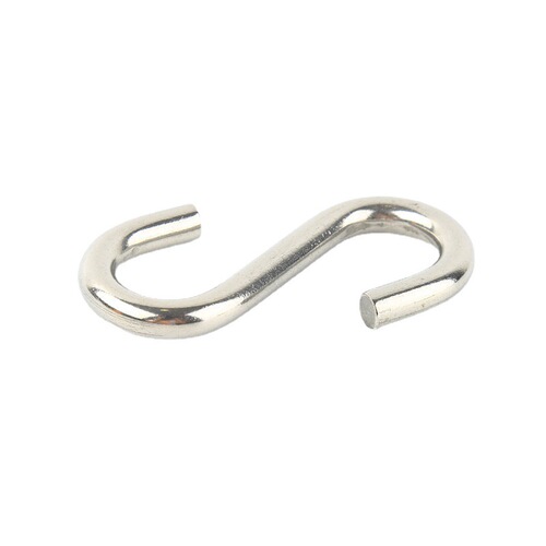 Weimeng 304 stainless steel S hook S hook S-shaped hook S hook clip convenient hook chain hook steel wire rope hook S-shaped curved hook