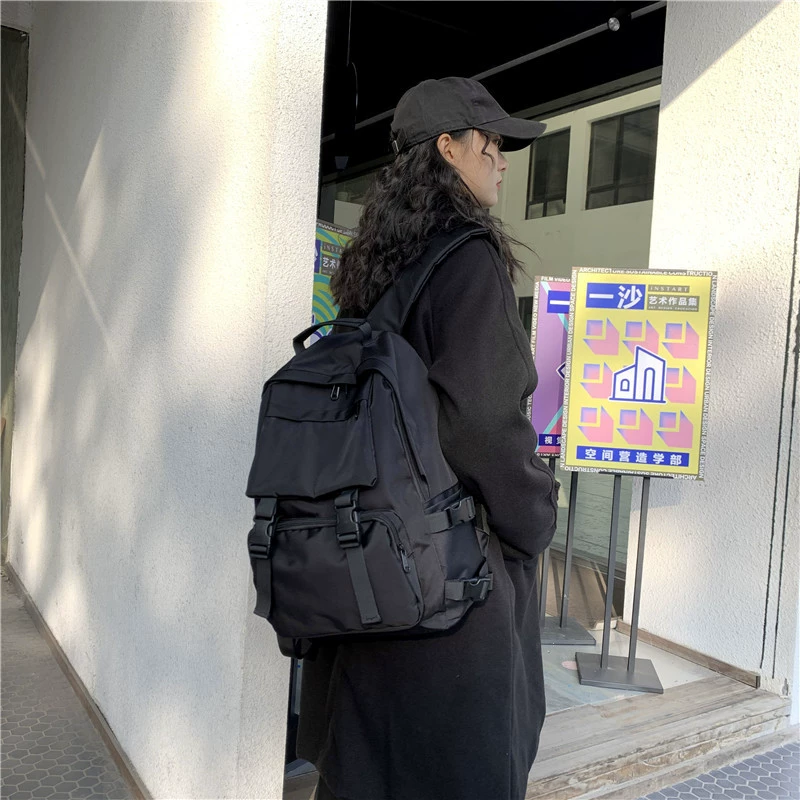 Big capacious fresh brand fashionable backpack, for students