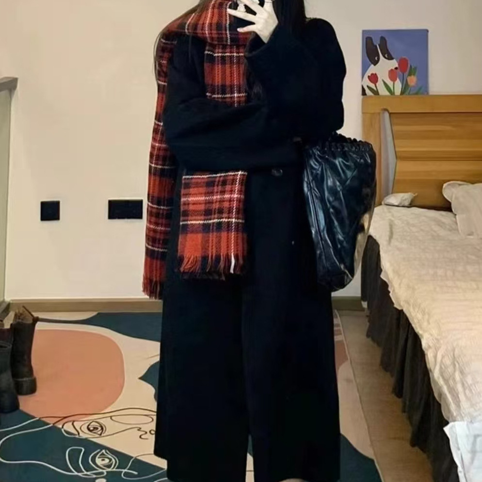 2025 년 겨울 새 코트코트 누빔안감 양모 코트 느슨한 두꺼운 코트 기타