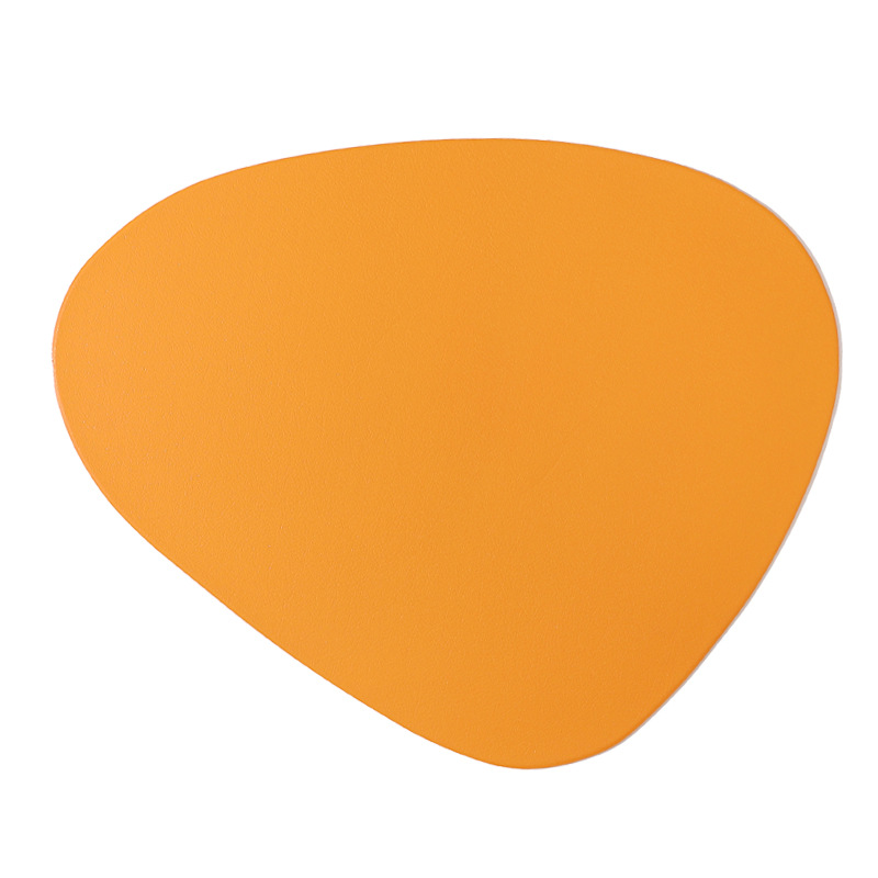 Color sólido in-viento huevo de pvc de alta calidad almohadilla de aislamiento de escritorio almohadilla de comedor occidental almohadilla de taza de aislamiento a prueba de aceite para los platos