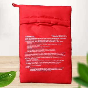 Cross-Border Labeling Potatobag Express Microwave Potato Bag Roasted Sweet Potato Corn Heating Bag