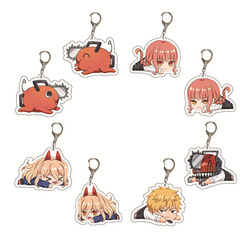 フタモトツリー マキマ ジノコミックス アクリル両面キーホルダーペンダント スポットチェーンソーマン