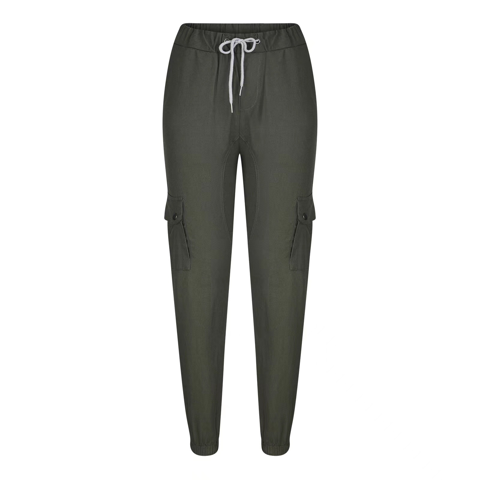 Autumn New Men's Cargo Pants Mens Overalls Multi-pockets Solid Color Pants Trousers Slim Fit Jogging_voghion.com