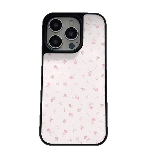 ins Rose Floral Case Suitable For Fruit IPhone 17/16, 15 Matte PC, 13 Fresh, 12 Large Holes, 14 Hard_voghion.com
