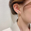 Small design demi-season advanced earrings, trend of season, internet celebrity, simple and elegant design, 2024 years