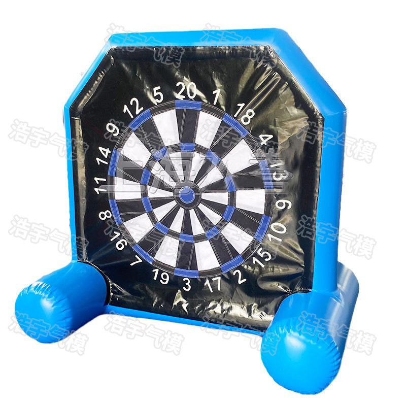 Inflatable football dart board