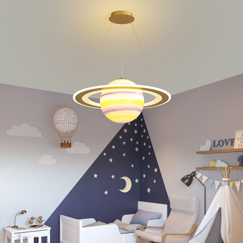 Planeta de lámparas para niños, lámparas de la habitación de niños, tierra vagabundo, habitación de niñas, espacio estrella, lámparas en línea