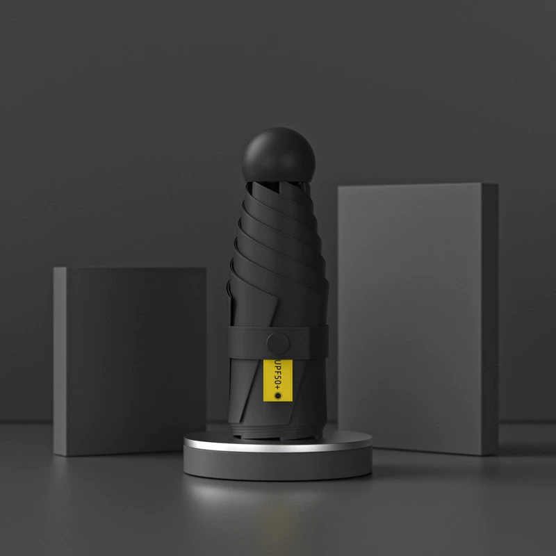 Umbrella solar-powered, small capsule, (Physicals), gradient, wholesale