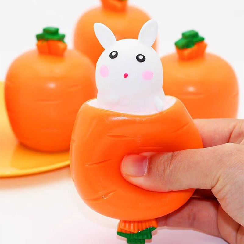 White carrot rabbit cup (6*4.5cm)