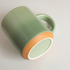 K9HX批發蘆葦〖超美漸變色杯子〗直身陶瓷大水杯ins咖啡杯啞光馬