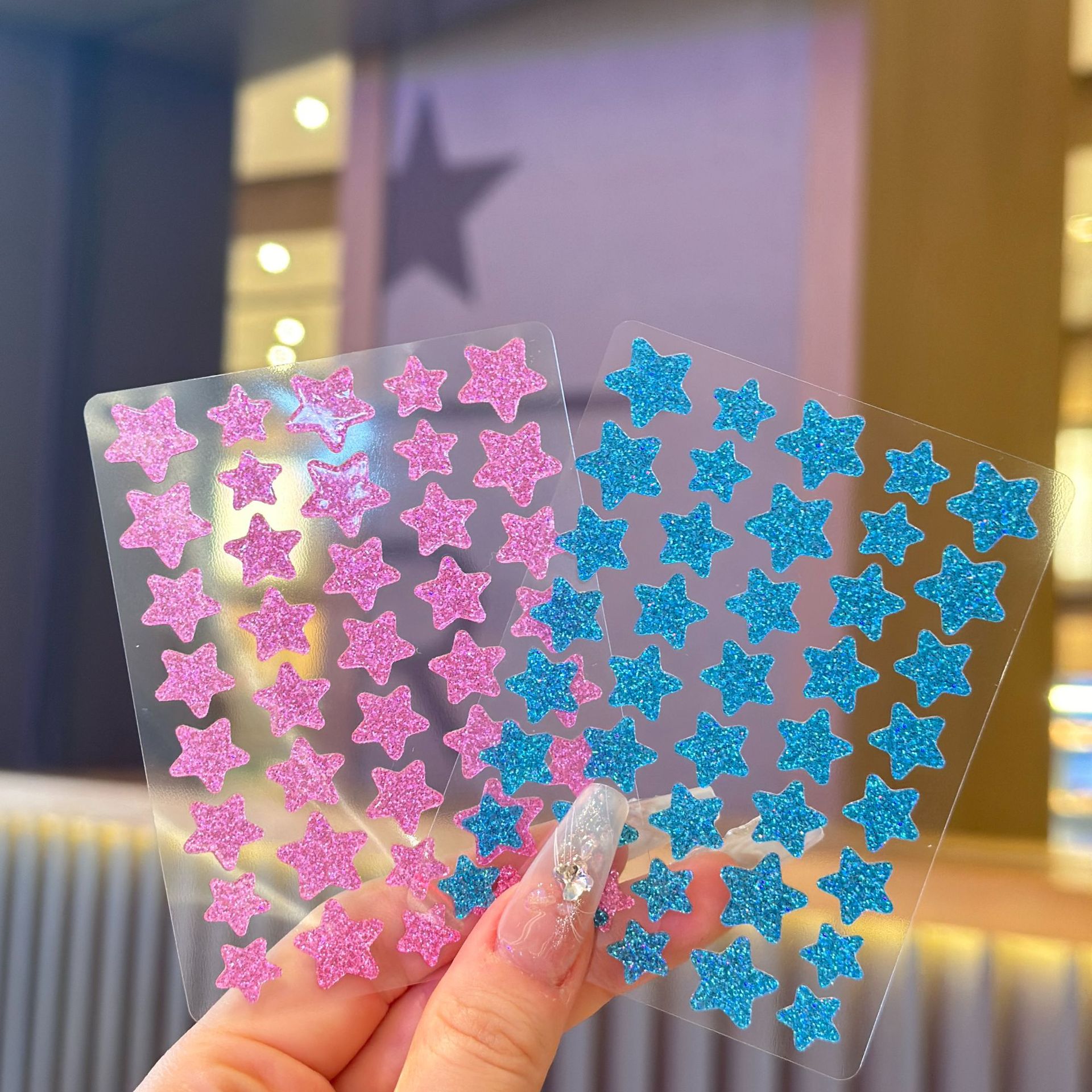 블루 그린 로즈 레드(중간 보라색 색상 상자)