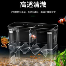 鱼缸隔离盒孵化盒孔雀鱼凤尾繁殖盒小鱼幼鱼鱼苗缸外非亚克力产房