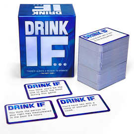 跨境新品Drink IF... Hilarious Adult Drinking Game饮酒游戏