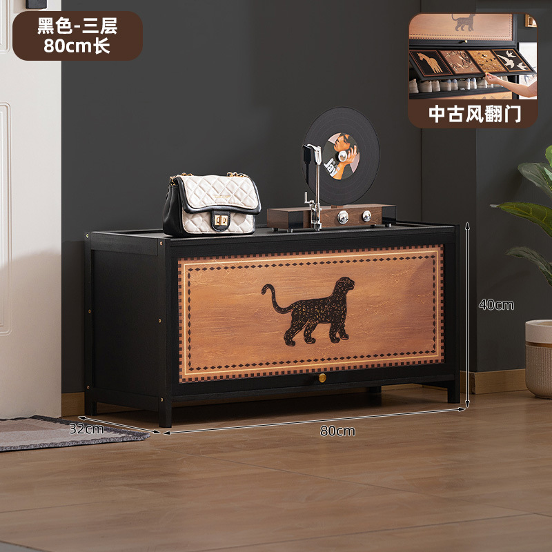 简易鞋架子家用门口多层带门防尘入门鞋架鞋柜高款立式一体收纳架|undefined