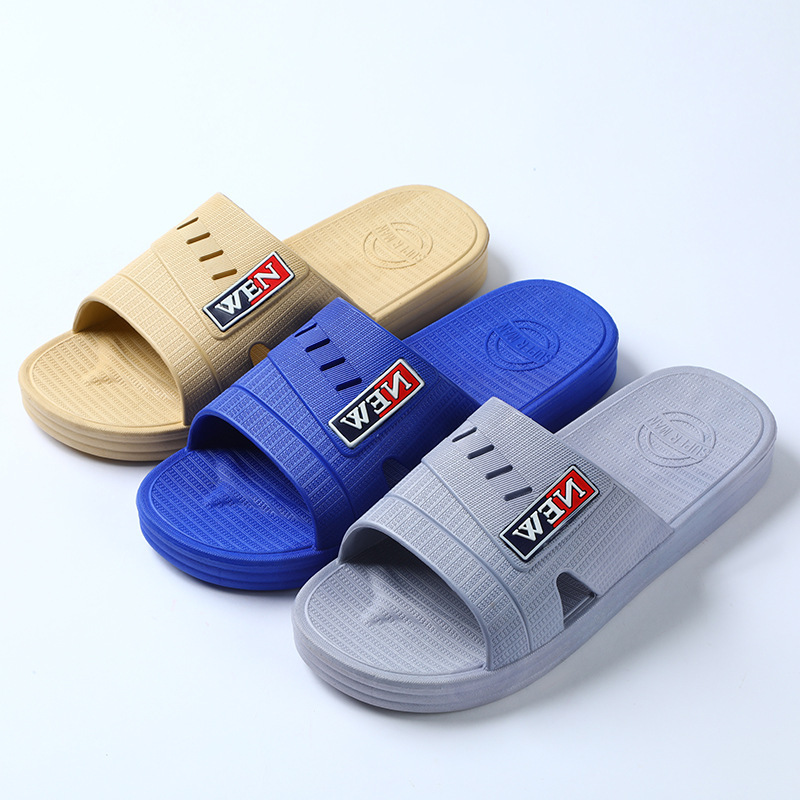 A generation of manufacturers wholesale summer new slippers men's thickened bottom home indoor and outdoor bathroom slippers