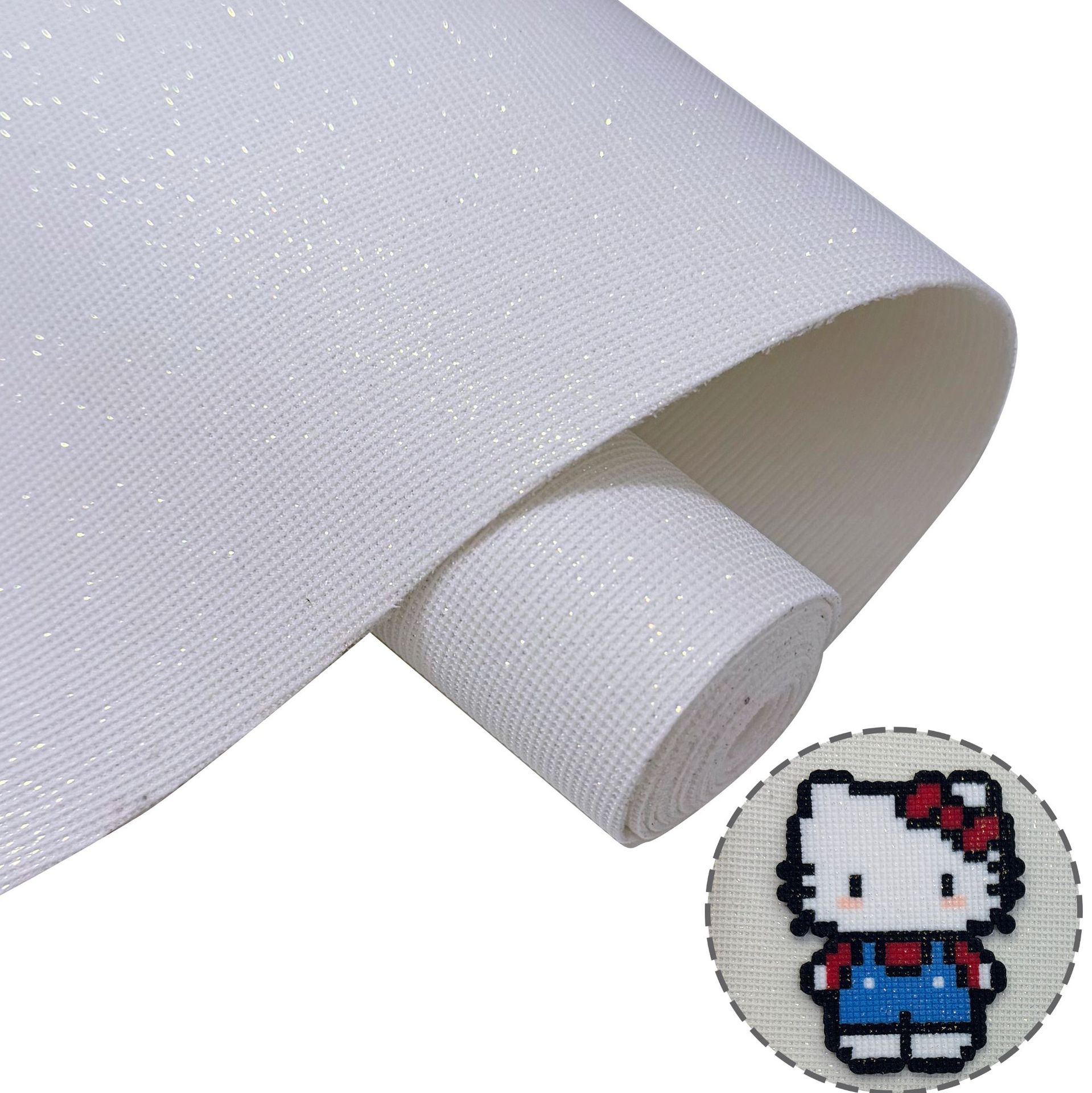 Fine flash steamer cloth (gold light)
