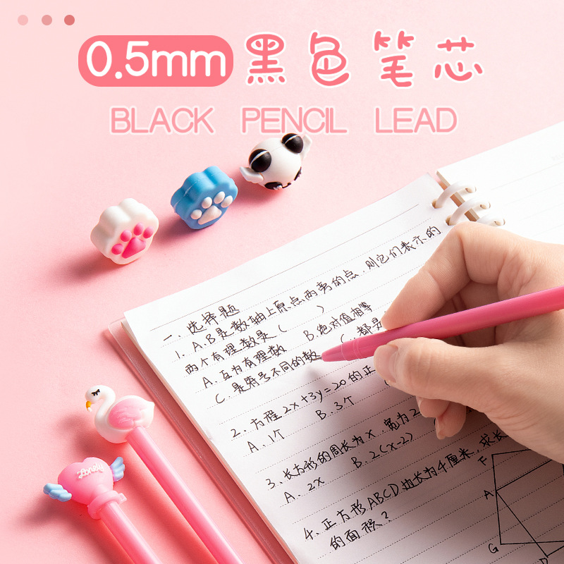 MOKA tarjeta mágica de dibujos animados pluma de gel de secado rápido Red pluma roja Linda hermosa super linda de alto aspecto papelería creativa al por mayor